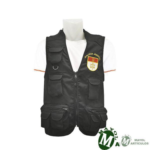 Chaleco Multibolsillos Policía Judicial