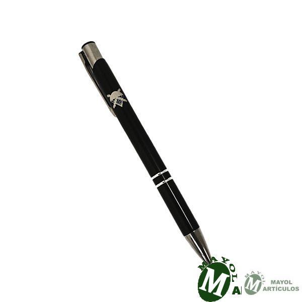 Bolígrafo Bripac Metal negro Guardia Civil
