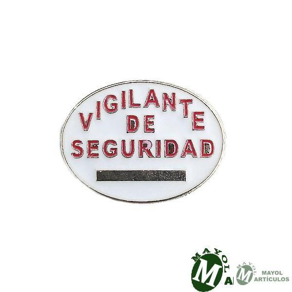 Pin Placa Vigilante de Seguridad