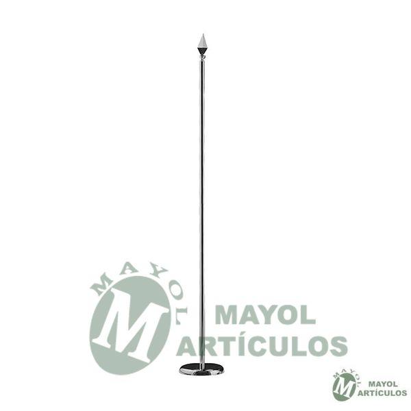 Mástil Cromado para Interiores