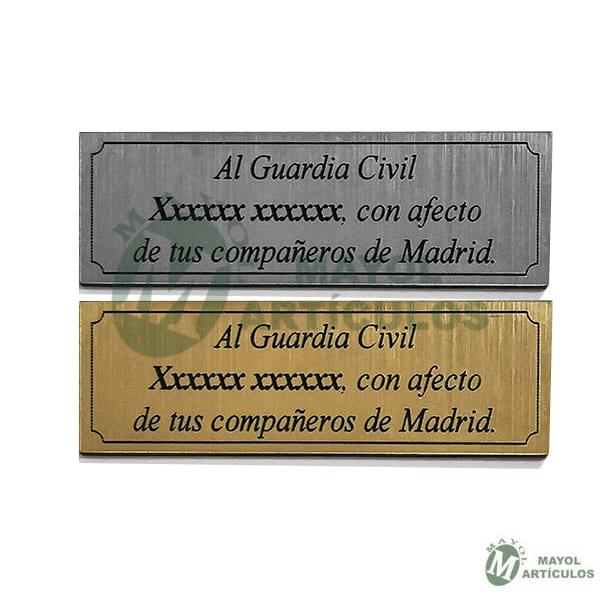Placas para personalizar