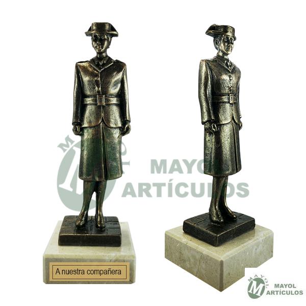 Figura Guardia Civil Chica - Bronce