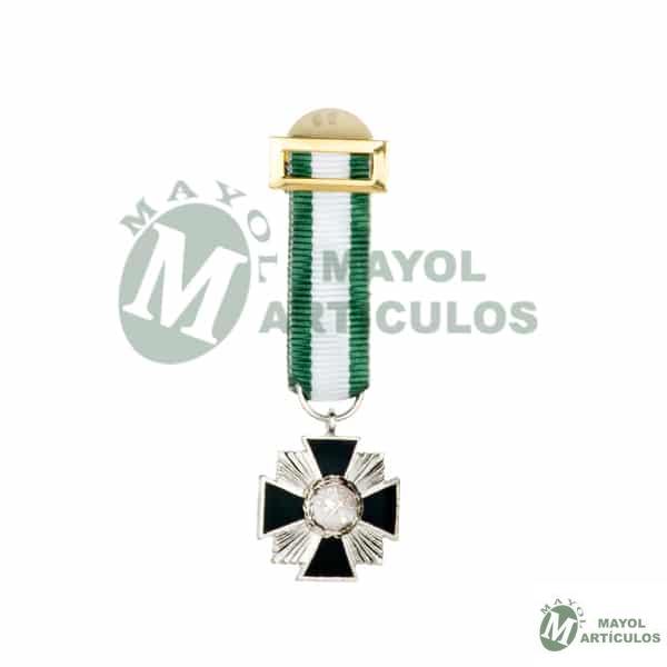 Miniatura Medalla Mérito Guardia Civil plata