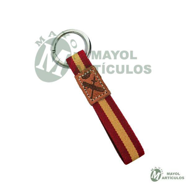 Llavero cinta Bandera con Emblema