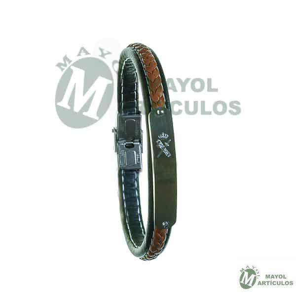 Pulsera con Emblema Guardia Civil sobre placa metálica