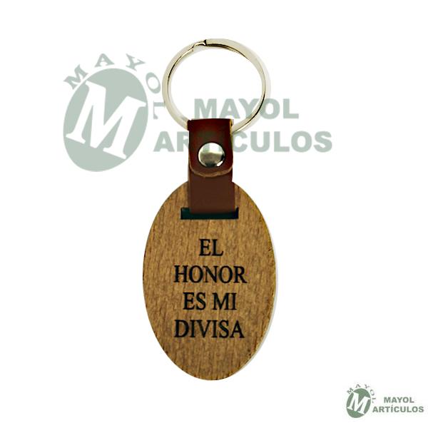 Llavero ovalado y/o rectangular Guardia Civil fabricado en madera