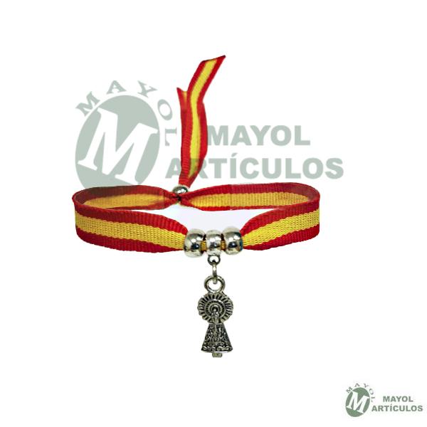 Pulsera Cinta España Virgen del Pilar