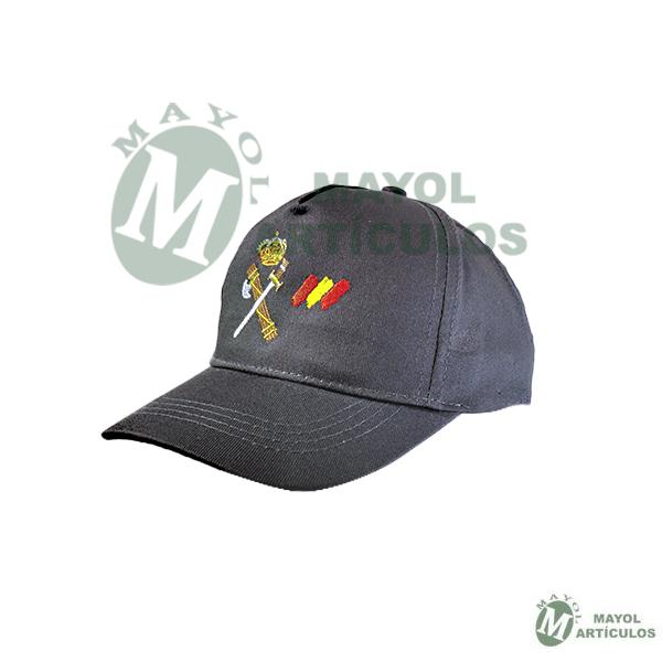 Gorra con Emblema y Bandera bordada