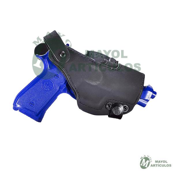 Funda Front Line Walther p99, con sistema de retención nivel III y forro Interior. Diestra