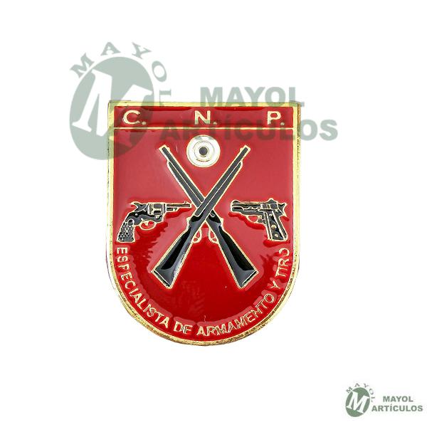 Distintivo Armamento Policía