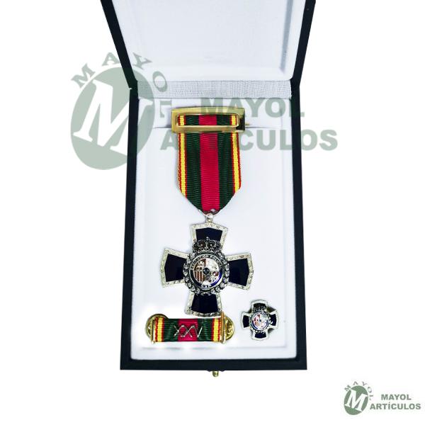 Estuche Medalla Dedicación Policial XXV