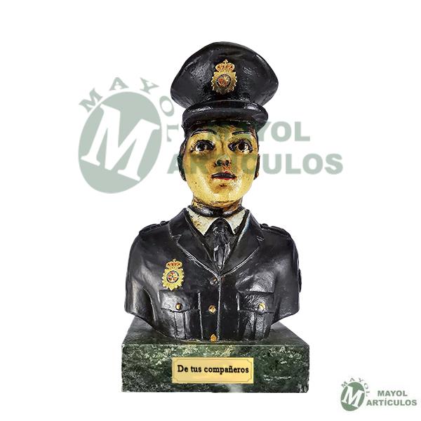 Busto Policía Nacional Chica