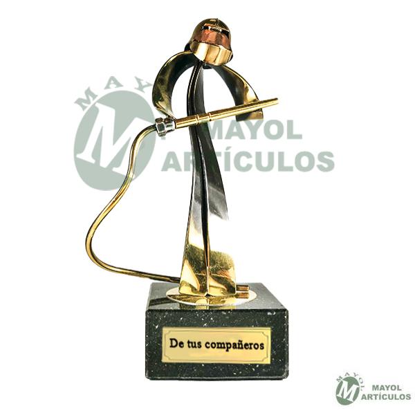 Figura abstracta Bombero