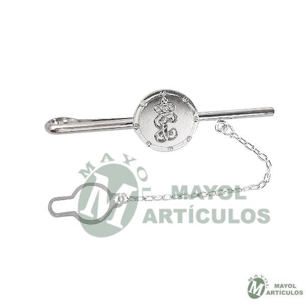 Alfiler Guardia Civil - Lrtras entrelazadas GC Baño de plata