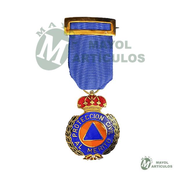 Medalla Merito Protección Civil - Oro