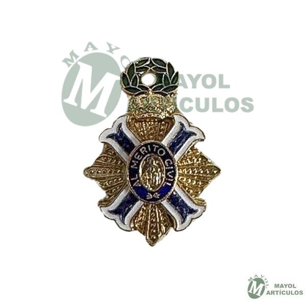 Pin Solapa Merito Civil - Oficial