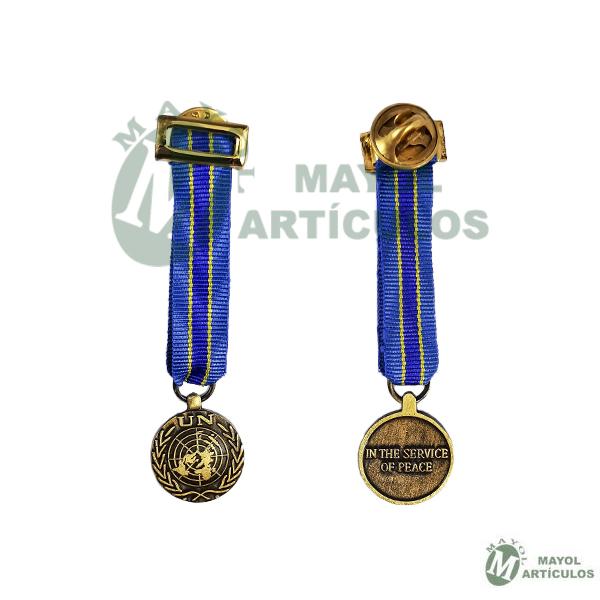 Medalla Miniatura ONU Monuc