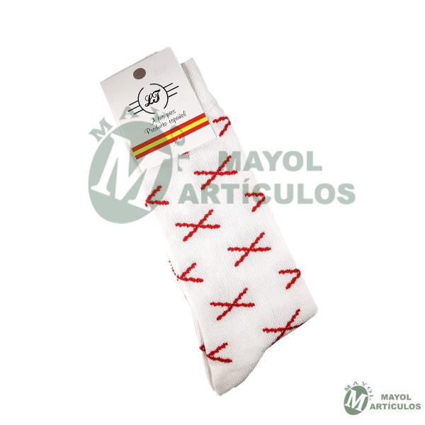 Calcetin Bandera cruz de Borgoña