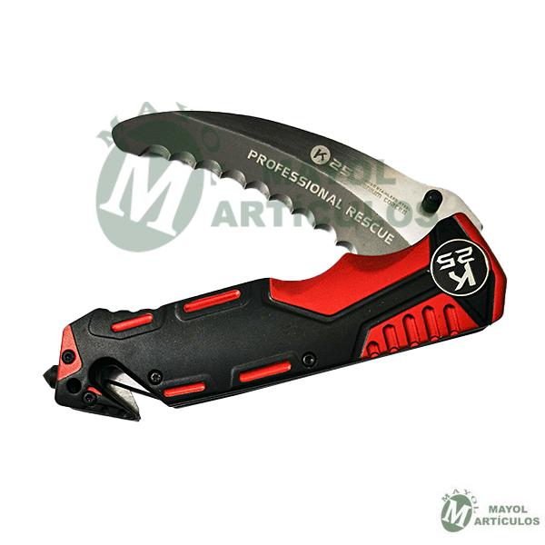 Navaja K25 Roja Negra