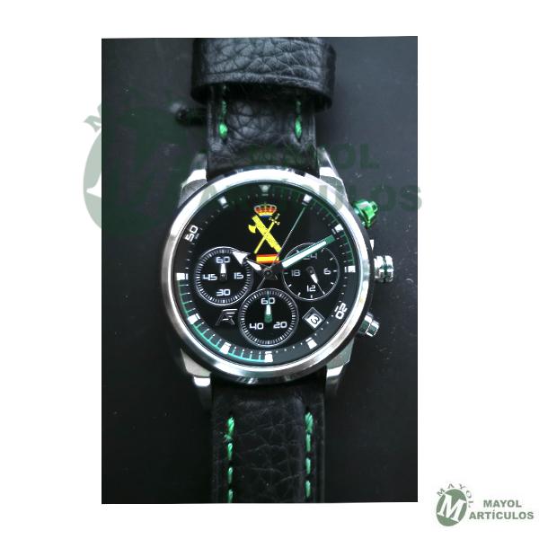 Reloj Aviador serigrafiado Emblema Guardia Civil