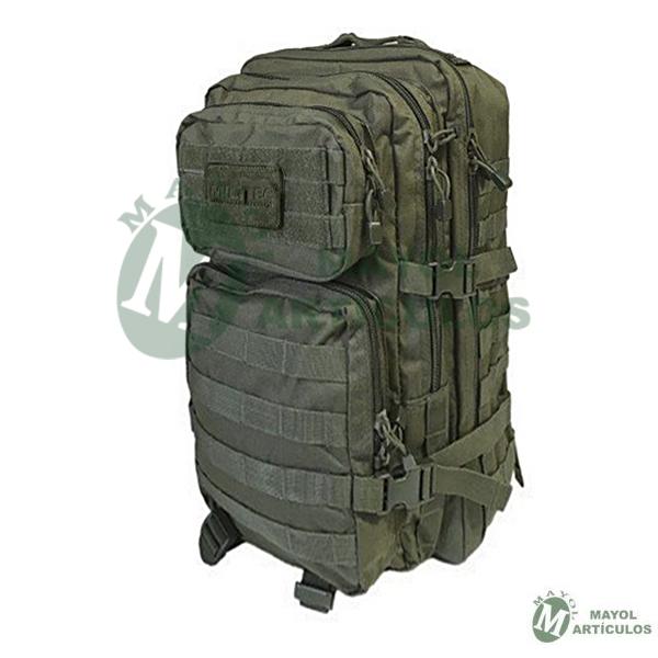 Mochila asalto verde 36 lt MIL TEC