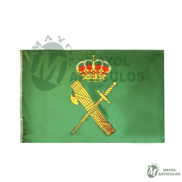 Bandera Verde con Emblema 