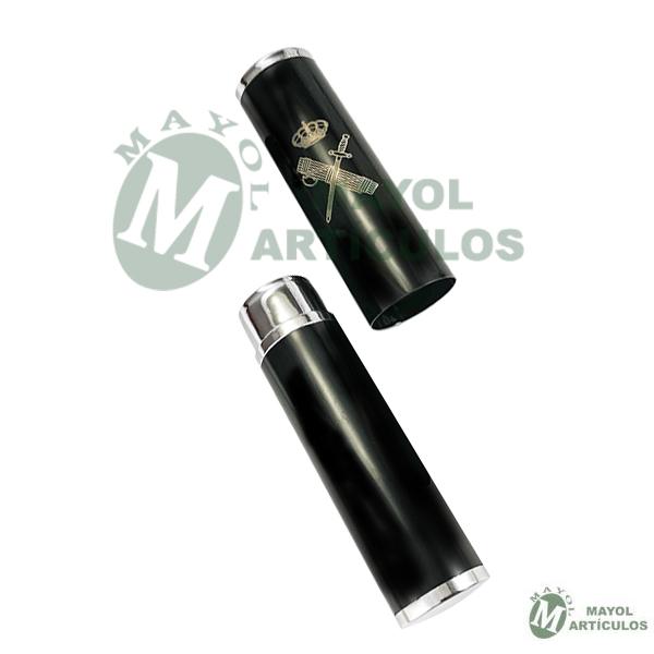 Estuche Metálico para bolígrafo grabado Emblema Guardia Civil - Cilindro