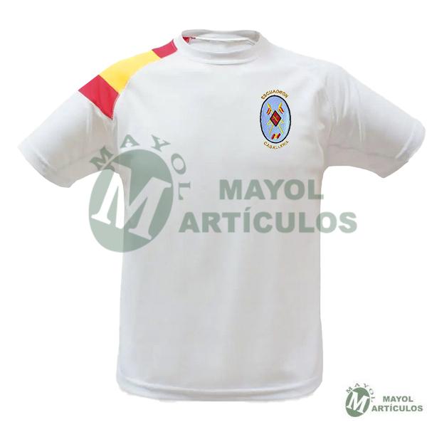 Camiseta Técnica Grupo de Caballería - Blanca