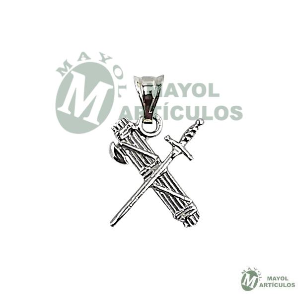 Colgante Emblema Guardia Civil  en Plata de Ley