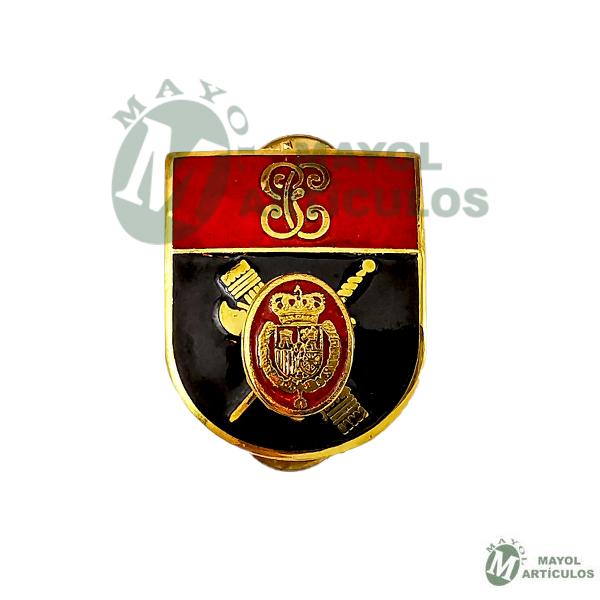 Distintivo Escolta Fabricado en latón acabados esmaltados finos al fuego. Alta calidad.