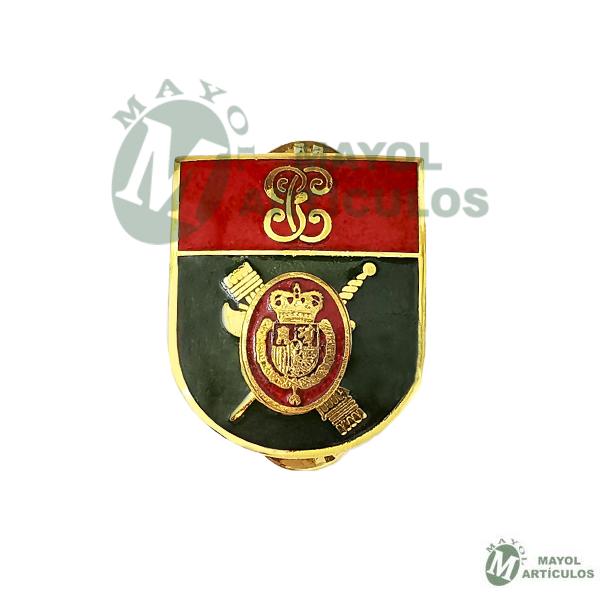 Distintivo Seguridad Fabricado en latón acabados esmaltados finos al fuego. Alta calidad.