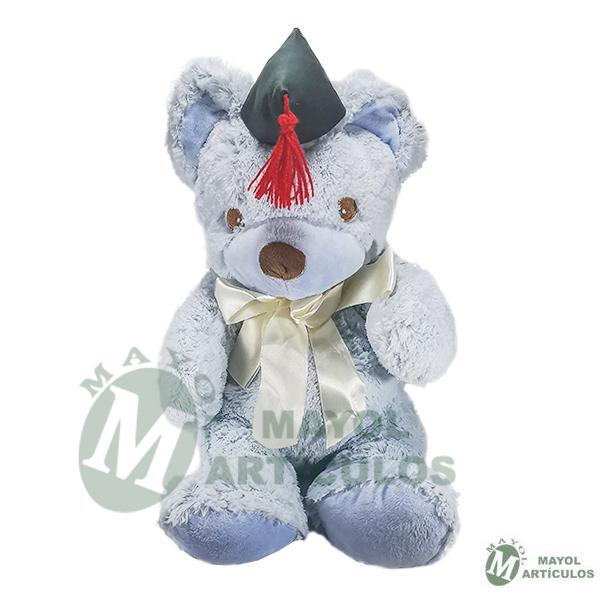 Peluche Oso Azul - Gorro Cuartelero
