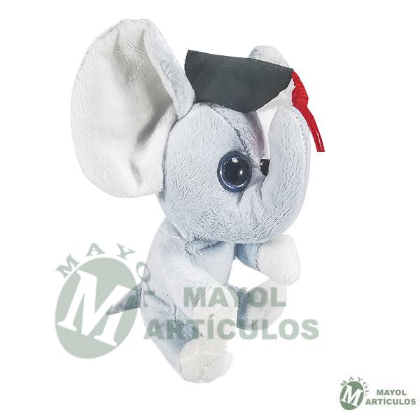 Peluche Elefante Azul - Gorro cuartelero