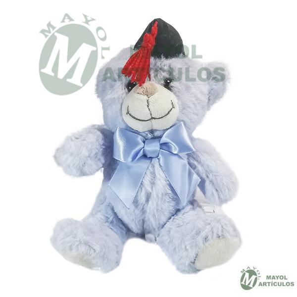Peluche Oso Azul - Gorro Cuartelero 