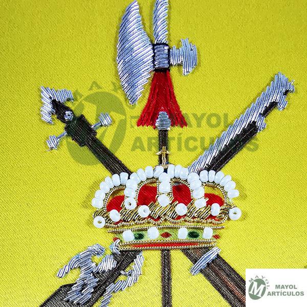 Detalle Banderín Legion bordado