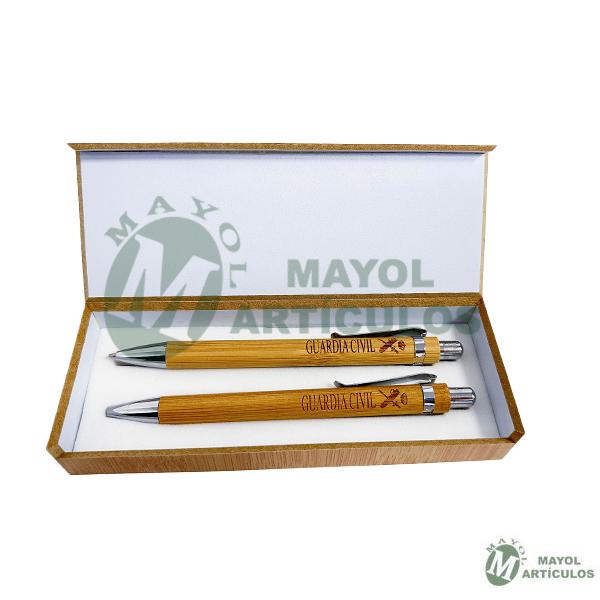 Estuche juego de bolígrafo y portaminas Guardia Civil