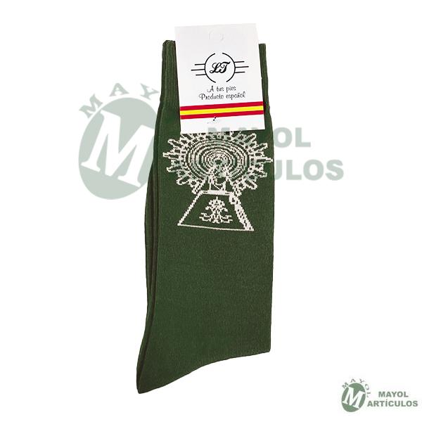 Calcetín Virgen del Pilar - Verde