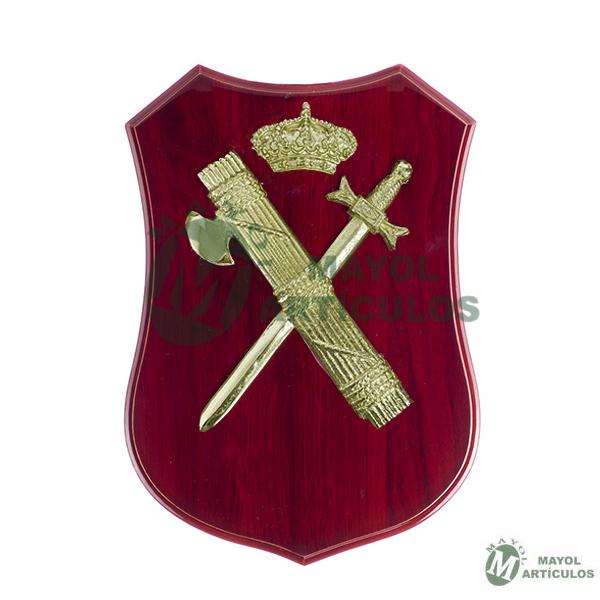 Metopa Emblema Guardia Civil Dorado