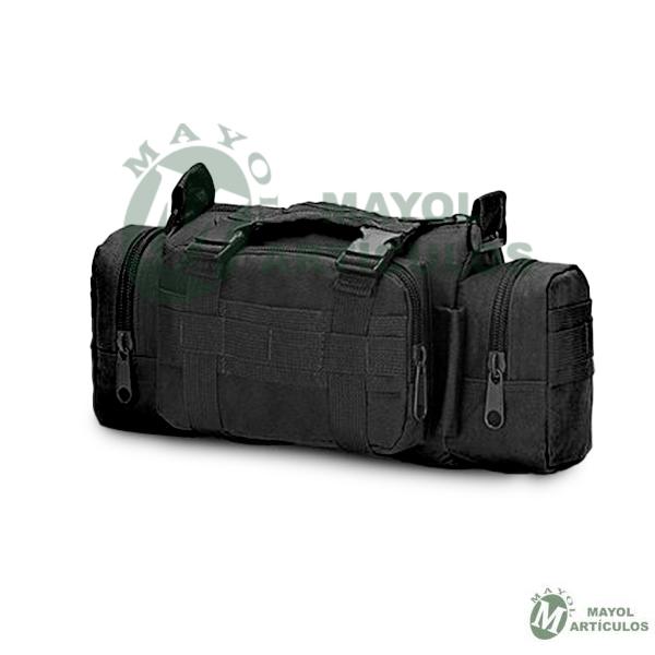 Riñonera Barbaric, Color negro, tipo mochila
