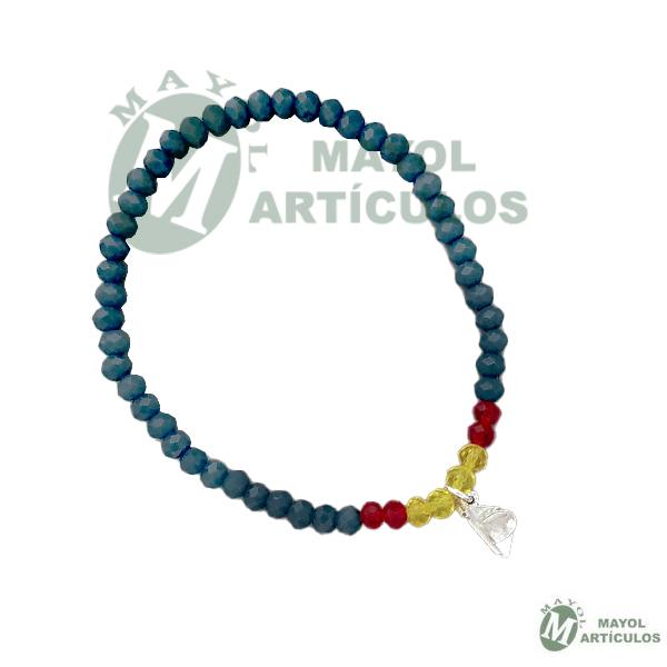 Pulsera elástica piedras con Tricornio