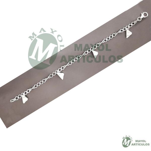Pulsera Tricornio Plata de Ley