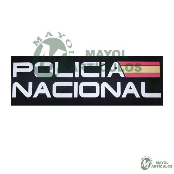 parche espalda Policia Nacional