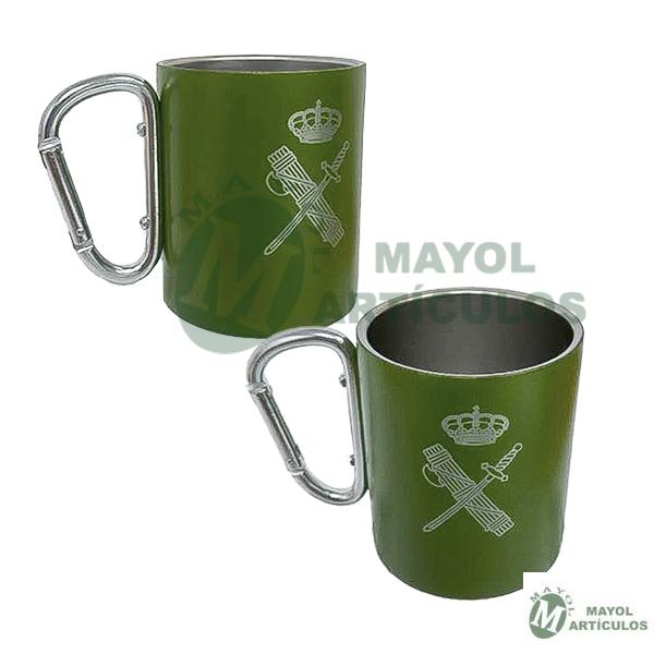 Taza Acero Inoxidable con Mosquetón,