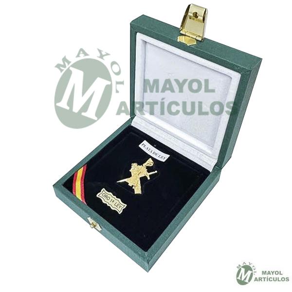 Colgante Emblema Guardia Civil- Virgen  En Oro 1º Ley