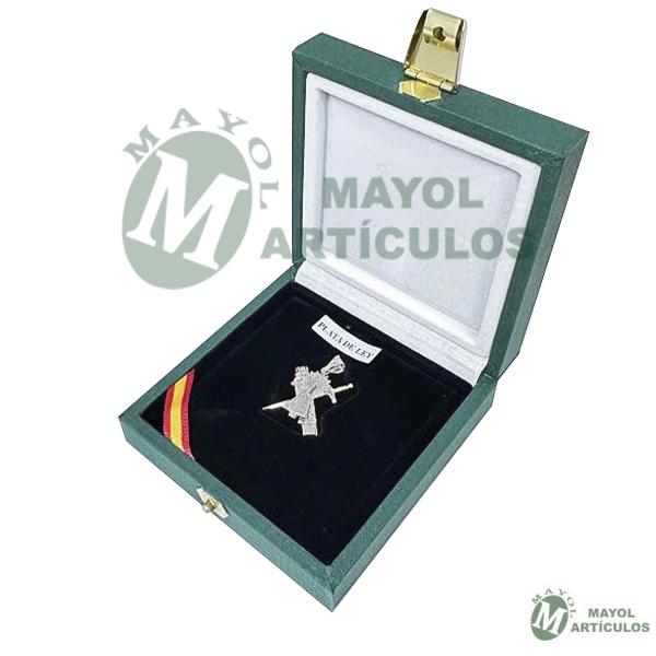 Colgante Emblema Guardia Civil- Virgen En Plata de 1º Ley
