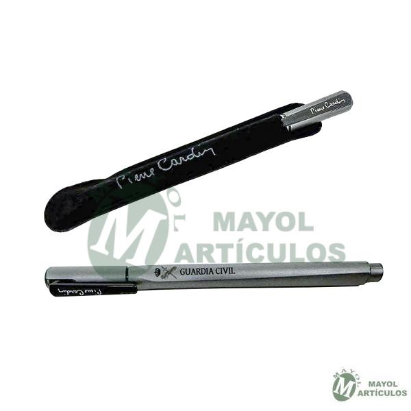 Bolígrafo Roller  gris grabado  con Guardia Civil 