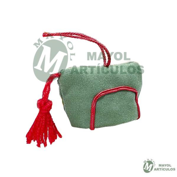 Gorro patito para coche, Polilla color lejía. Accesorio para colgar