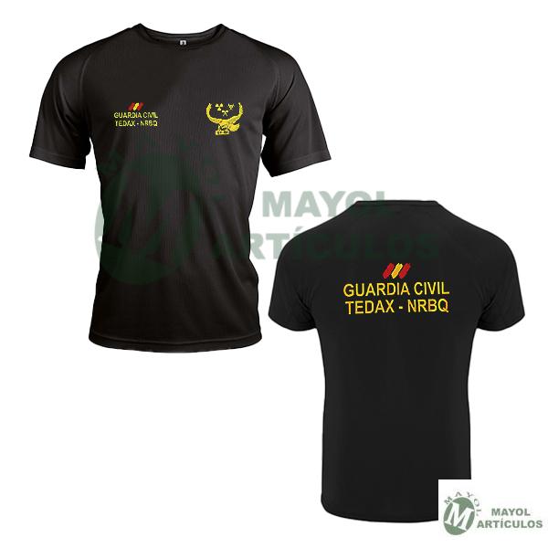 Camiseta técnica TEDAX-NRBQ en vinilo termo-transferible.