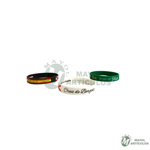 Pulseras de Silicona Variadas - 3 modelos