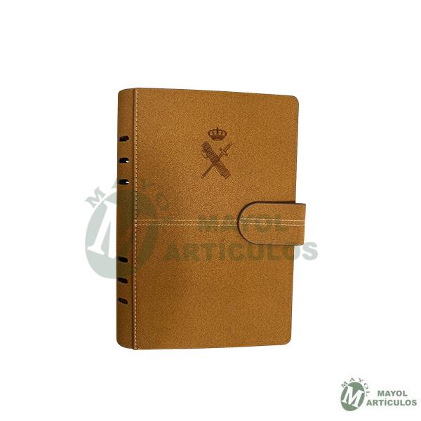 Agenda 2026 - Piel Marrón con Recambios Personalizable